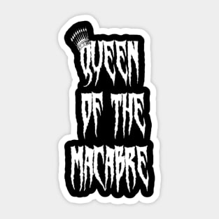 Queen of the Macabre Design 1 Sticker